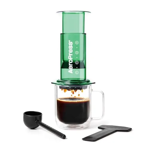 AeroPress Clear Green Coffee Press Tritan Brewer