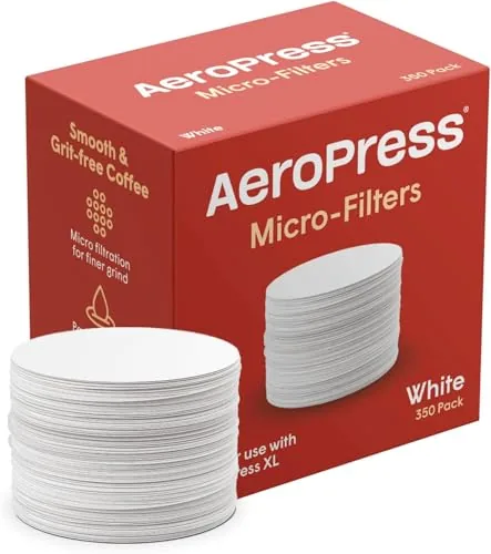AeroPress White Paper Micro-Filters 350-Count Compostable