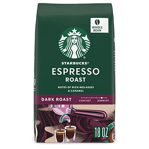 Starbucks Espresso Roast Whole Bean Dark Coffee 18oz