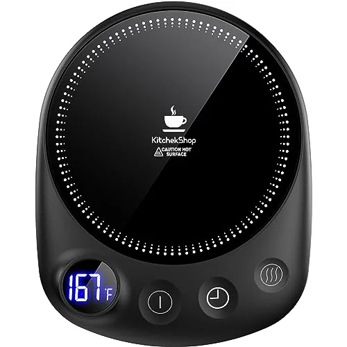 KitchekShop Desk Mug Warmer with Timer and 4 Temps