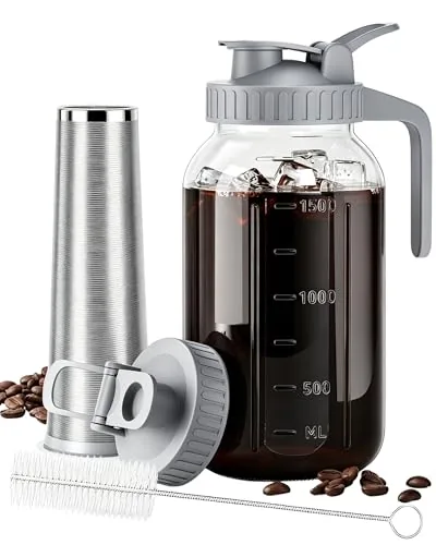OneDream 64oz Stainless Steel Cold Brew Pitcher