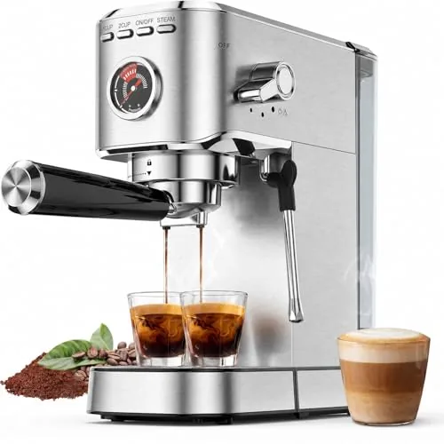 Oaomi Espresso Machine 20 Bar with Milk Frother