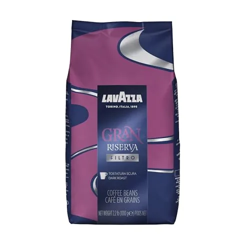 Lavazza Gran Riserva Filtro Dark Roast Whole Bean 2.2LB