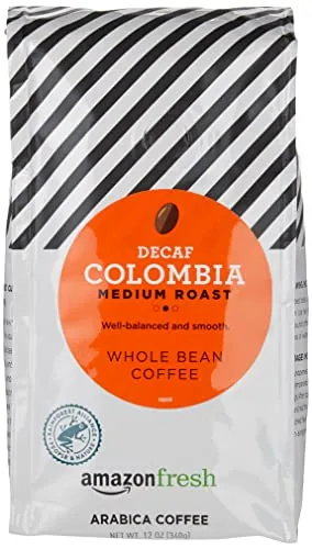 AmazonFresh Decaf Colombia Medium Roast Whole Bean 36oz