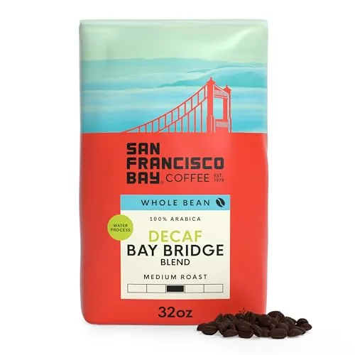 SF Bay Decaf Bay Bridge Blend Medium Roast 32oz