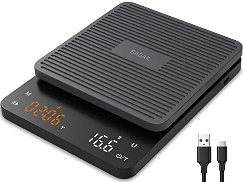 BAGAIL BASICS Coffee Scale with Timer 0.1g Precision
