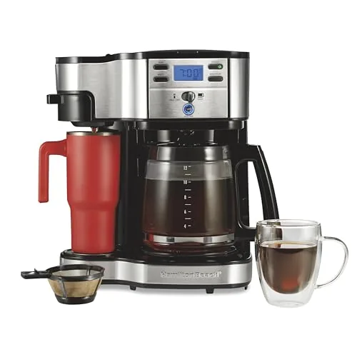 Hamilton Beach 49980RG 2-Way 12-Cup Coffee Maker