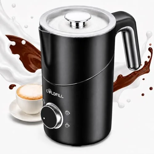 COLDFILL 8-in-1 Milk Frother 600ml Hot Cold Foam