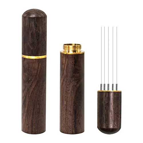 Zolunu 5-Needle Espresso WDT Stirrer Walnut Handle