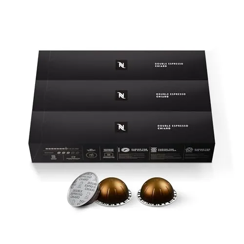 Nespresso Vertuo Double Espresso Chiaro Medium Roast 30-Pack