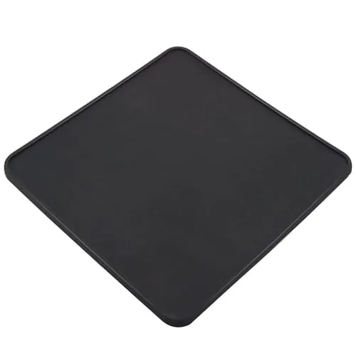 Ezebesta 8x8 Silicone Coffee Tamper Mat Black