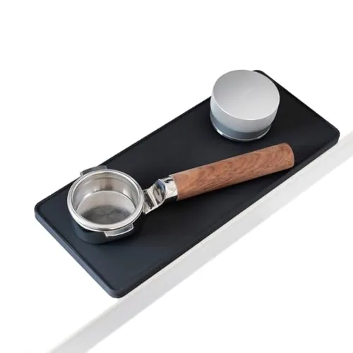 watchget Espresso Tamping Mat 5x12in Anti-Slip Silicone