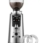 MOKKOM 64mm Flat Burr Grinder 100-Setting All-Metal