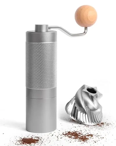 Rsoilch Manual Coffee Grinder Stainless Conical Burr