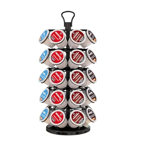 BLACKSMITH FAMILY 40-Pod Metal K-Cup Carousel Stand