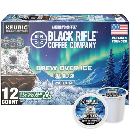 Black Rifle Coffee Iced Black Medium Roast K-Cups