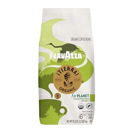 Lavazza Tierra Organic Whole Bean Light Roast 2.2 lb