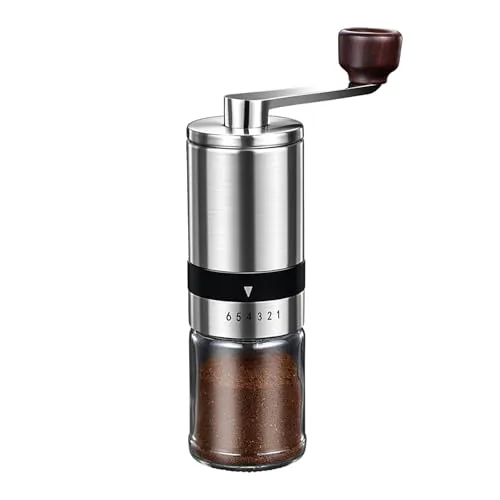 Seektik Ceramic Burr Manual Coffee Grinder 6 Settings