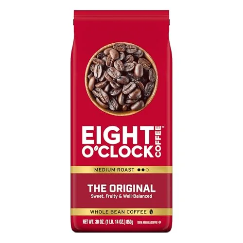 Eight O'Clock The Original Medium Roast Whole Bean 30oz