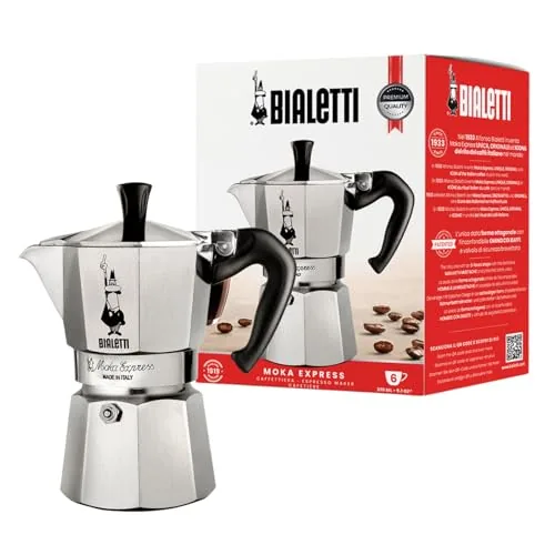 Bialetti Moka Express Stovetop Espresso Maker 6-Cup