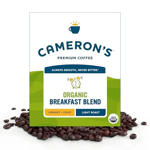 Cameron's Organic Breakfast Blend Whole Bean Coffee 4lb