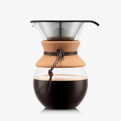 Bodum 34oz Pour Over Stainless Steel Filter Coffee Maker