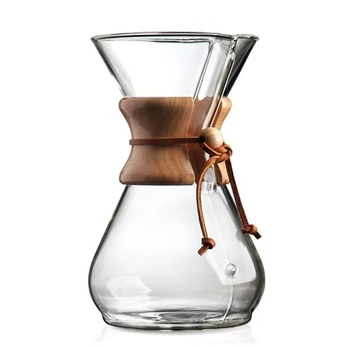 Chemex Classic 8-Cup Pour-Over Glass Coffeemaker