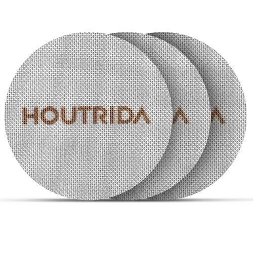 HOUTRIDA 53.5mm Puck Screen 316 Steel 3-Pack