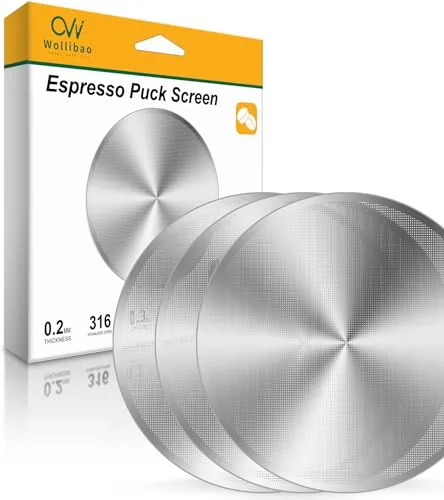 Wollibao 53.3mm Puck Screen 316 Steel 3-Pack