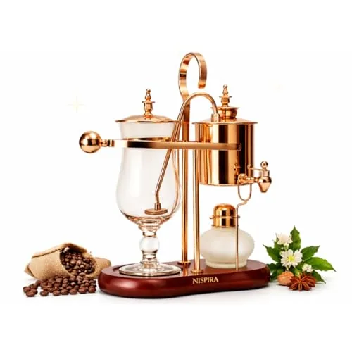 Nispira Balance Syphon Vacuum Coffee Maker 500ml Copper