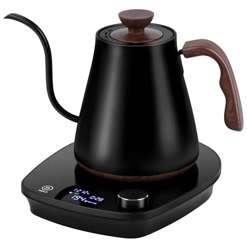 YDDZZM Gooseneck Kettle 1000W Precise Temp Control 0.9L