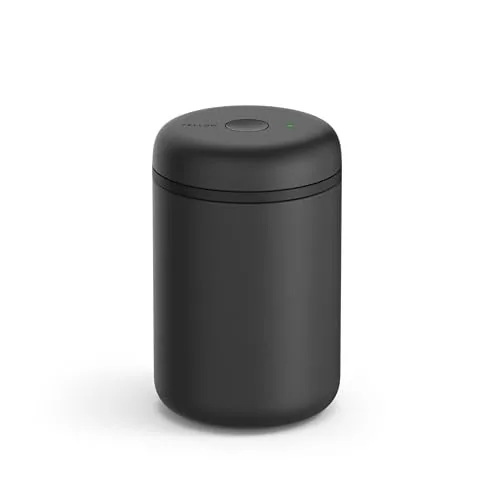 Fellow Atmos Vacuum Canister Matte Black 1.2L
