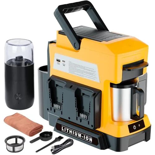 Byutrcfuy Cordless Coffee Maker for DeWalt 20V MAX