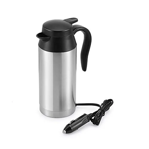 SUNSBELL 12V Car Kettle 650ml Stainless Steel