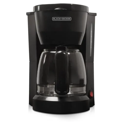 BLACK+DECKER DCM600B 5-Cup Compact Coffeemaker