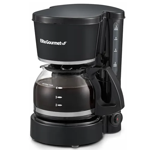 Elite Gourmet EHC-5055 5-Cup Drip Coffee Maker