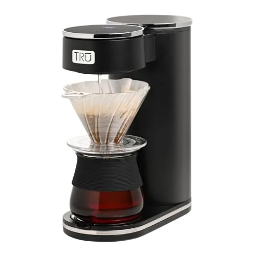 Tru Automatic Pour Over Coffee Maker Digital Controls