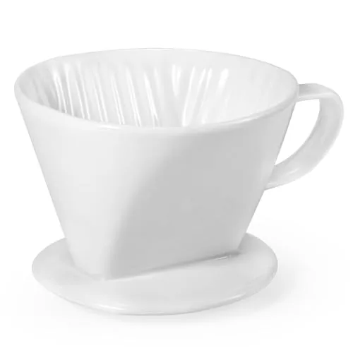 Noarixa Ceramic Pour Over Dripper 3-Hole Flat Bottom