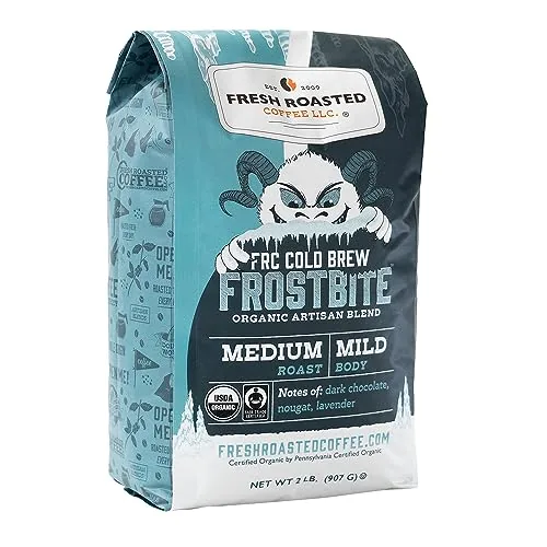 Fresh Roasted Coffee Frostbite Cold Brew Coarse Ground 2lb