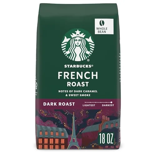 Starbucks French Roast Whole Bean Dark Coffee 18oz