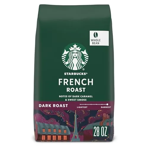 Starbucks French Roast Whole Bean Dark Coffee 28oz