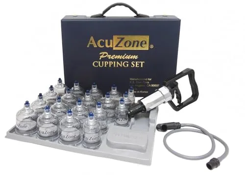 KS 19-Cup Plastic Cupping Set with Hand Pump
