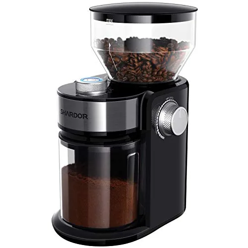 SHARDOR Burr Coffee Grinder 2.0, 16-Setting Flat Burr