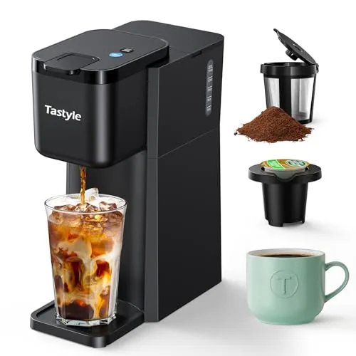 Tastyle Mini Single Serve Coffee Maker Hot and Iced