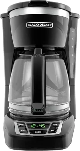 BLACK+DECKER 12-Cup Programmable Coffee Maker with Auto Brew