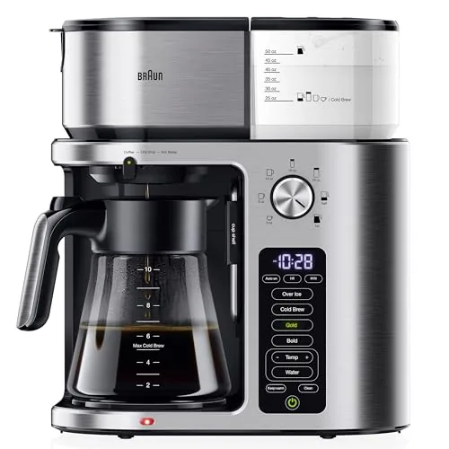 Braun MultiServe Plus 10-Cup Drip Coffee Maker KF9370SI