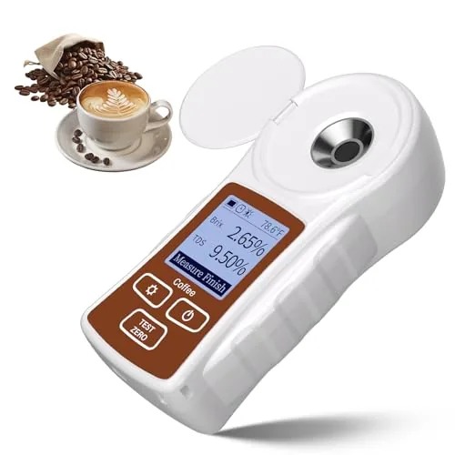 YOWEXA Coffee Refractometer ATC 3-in-1 TDS Brix Temp
