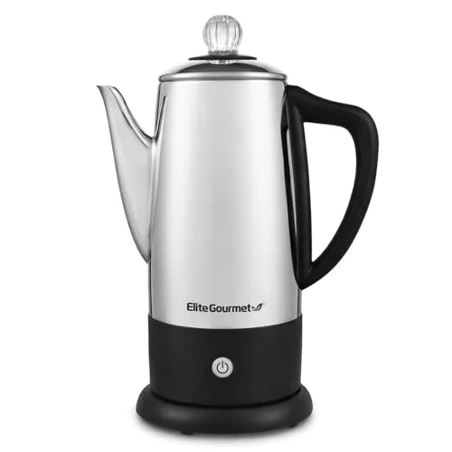 Elite Gourmet EC812 12-Cup Stainless Percolator