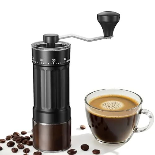 CEVING Mini Conical Burr Grinder 40 External Settings