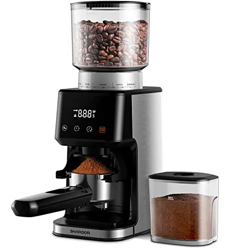 SHARDOR Conical Burr Grinder with Precision Timer 2.0